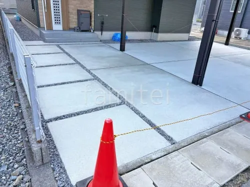 高島市 新築ベーシック オープン外構