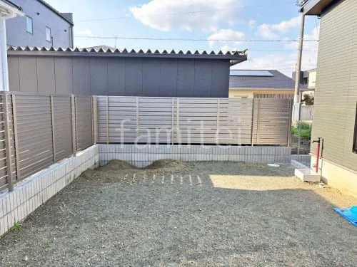 高島市 新築ベーシック オープン外構