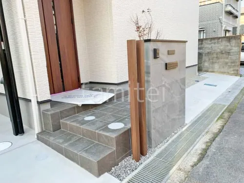 草津市 新築シンプル オープン外構