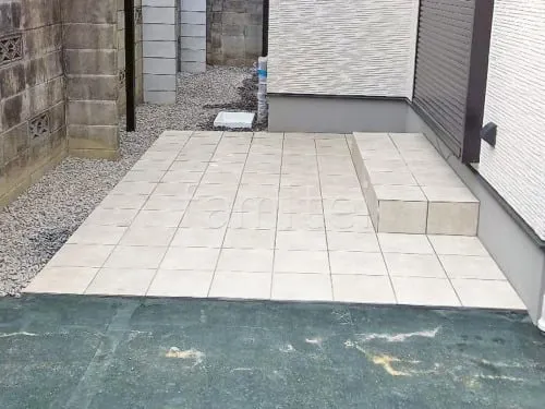 草津市 新築シンプル オープン外構