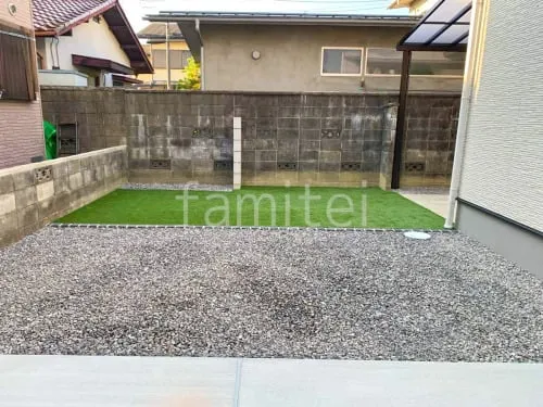 草津市 新築シンプル オープン外構