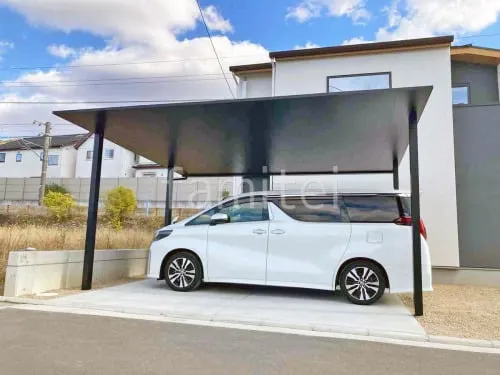 交野市 新築シンプル オープン外構