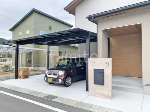 湖南市 新築シンプル オープン外構