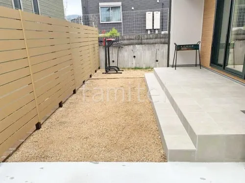 湖南市 新築シンプル オープン外構