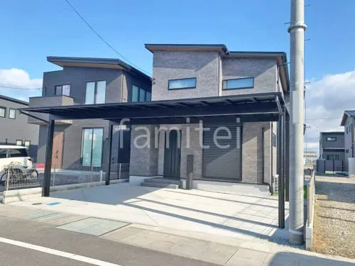 草津市 新築ベーシック オープン外構