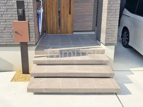 草津市 新築ベーシック オープン外構