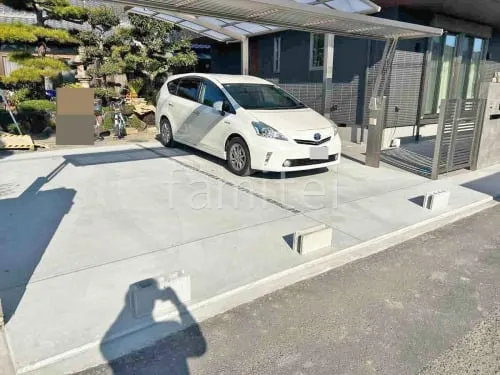 和歌山市 新築シンプル クローズ外構