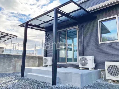 紀の川市 新築シンプル オープン外構