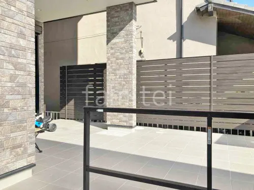 大阪市 新築シンプル オープン外構