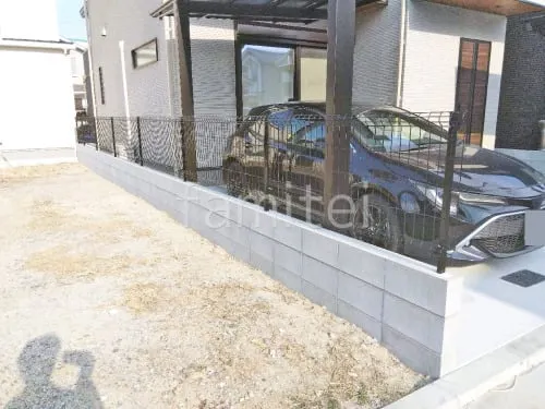 摂津市 新築シンプル オープン外構