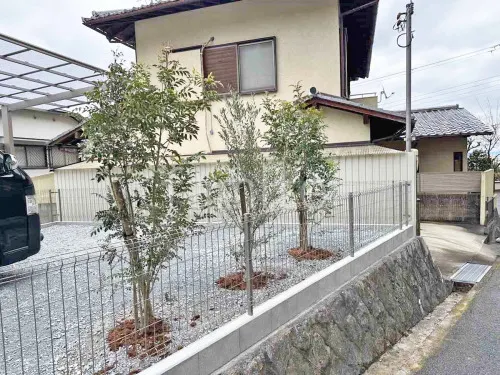 宝塚市 新築ベーシック オープン外構