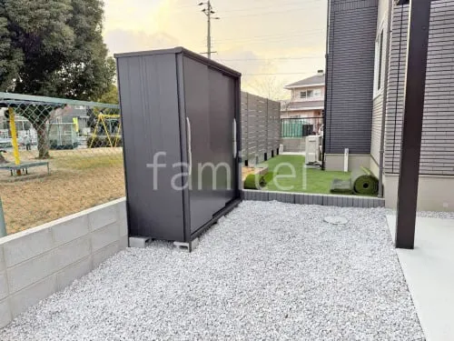 守山市 新築ベーシック オープン外構