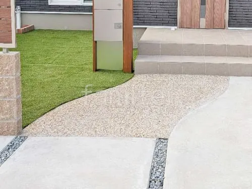 明石市 新築ベーシック オープン外構