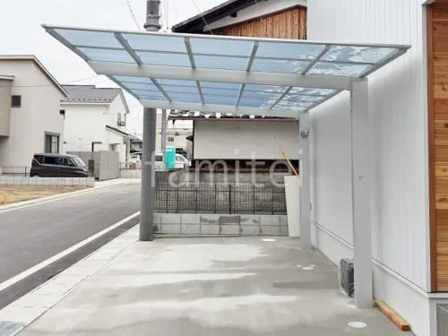 栗東市 新築ベーシック オープン外構