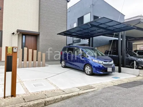 三郷町 新築ベーシック オープン外構