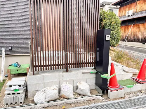 精華町 新築ベーシック オープン外構