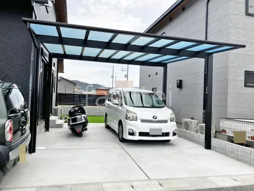 桜井市 新築シンプル オープン外構