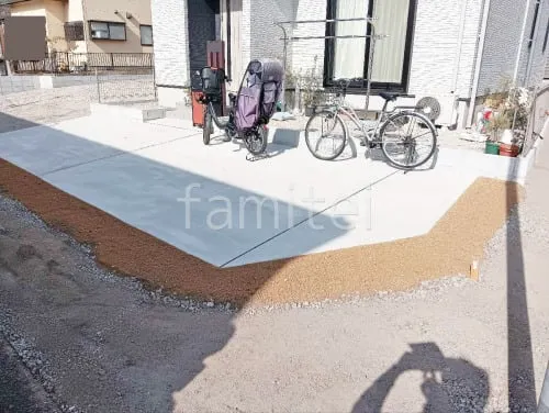 大津市 新築ベーシック オープン外構