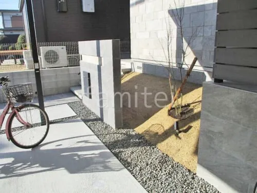 堺市 新築シンプル オープン外構