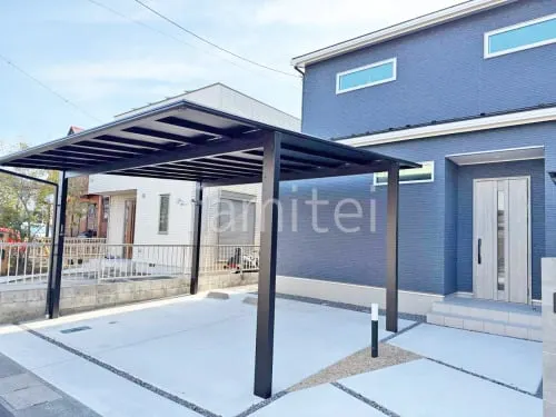 栗東市 新築シンプル オープン外構