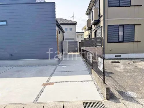 大津市 新築ベーシック オープン外構