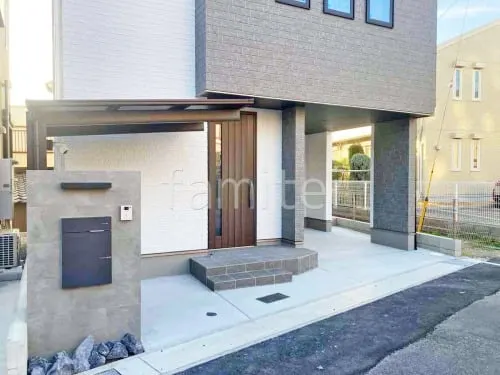 伊丹市 新築シンプル オープン外構