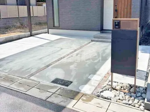 松原市 新築ベーシック オープン外構