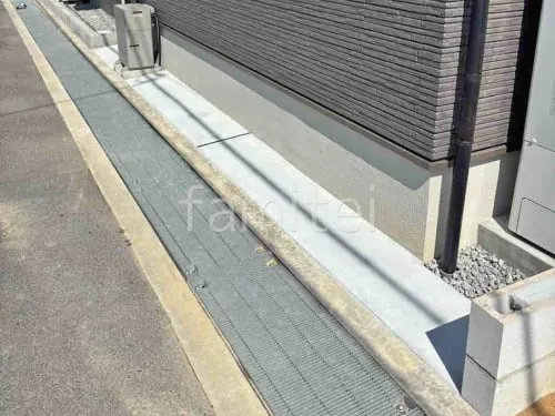 松原市 新築ベーシック オープン外構