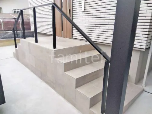 高槻市 新築シンプル オープン外構