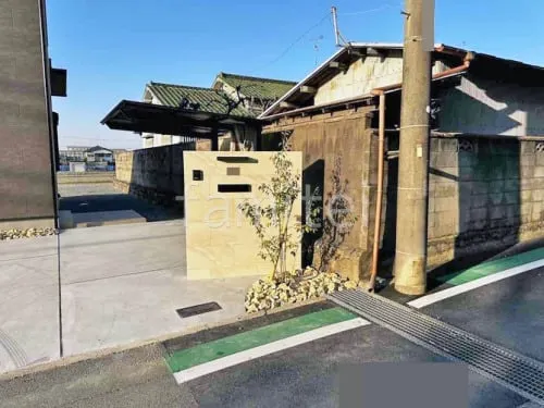 富田林市 新築シンプル オープン外構