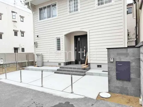 大阪市 リフォームシンプル クローズ外構
