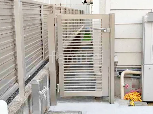 大阪市 リフォームシンプル クローズ外構