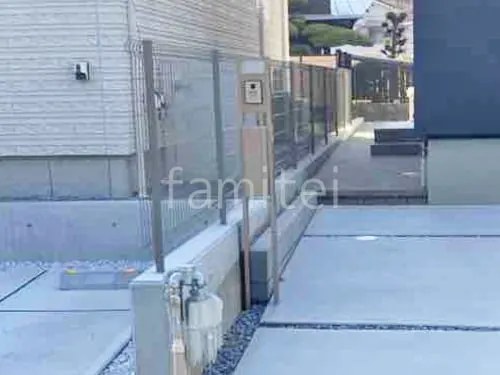 宝塚市 新築ベーシック オープン外構