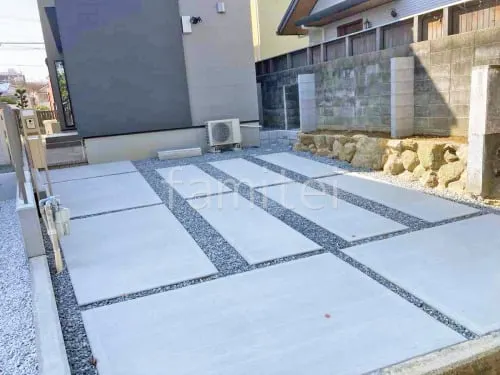 宝塚市 新築ベーシック オープン外構