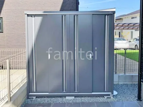 草津市 新築シンプル オープン外構