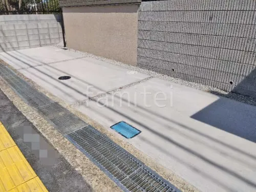 河合町 新築ベーシック オープン外構