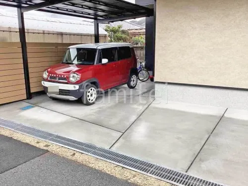 平群町 新築ベーシック オープン外構