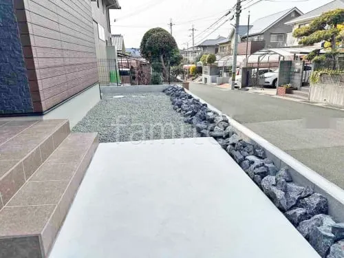 三田市 新築ベーシック オープン外構