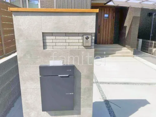 宝塚市 新築シンプル オープン外構