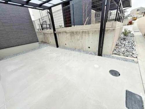 宝塚市 新築シンプル オープン外構