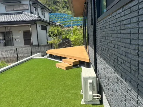有田郡有田川町 新築和モダン オープン外構