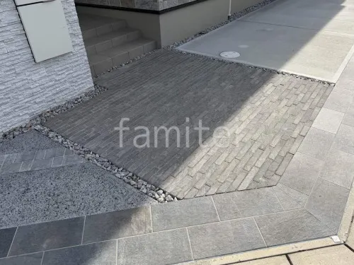 草津市 新築シンプル オープン外構