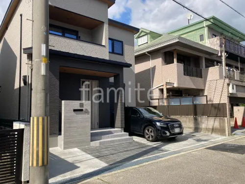 宝塚市 新築シンプル オープン外構
