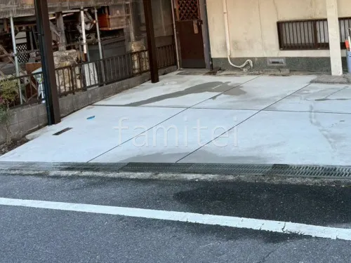 湖南市 車庫まわりリフォーム