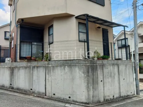 宝塚市 境界フェンス塀 YKKAP イーネット3F型