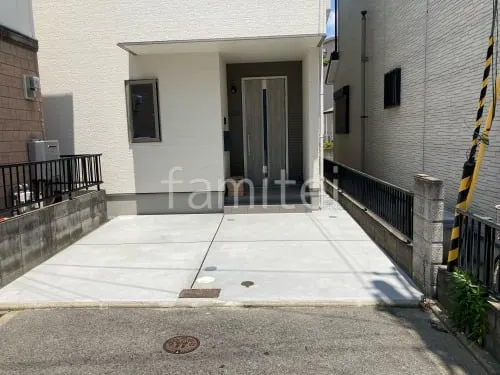 西宮市 新築ベーシック オープン外構
