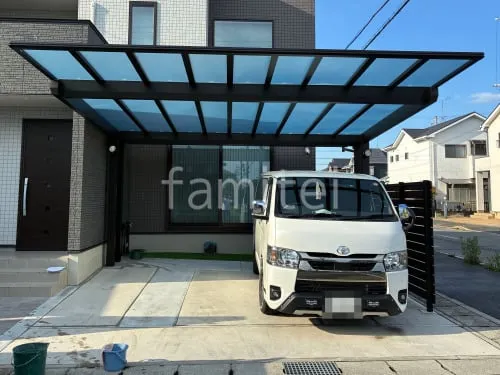 姫路市 リフォームシンプル オープン外構