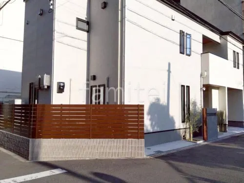 大阪市 新築シンプル オープン外構