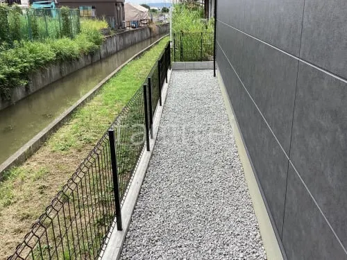 三宅町 新築シンプル オープン外構