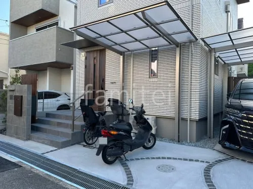 西宮市 新築ベーシック オープン外構